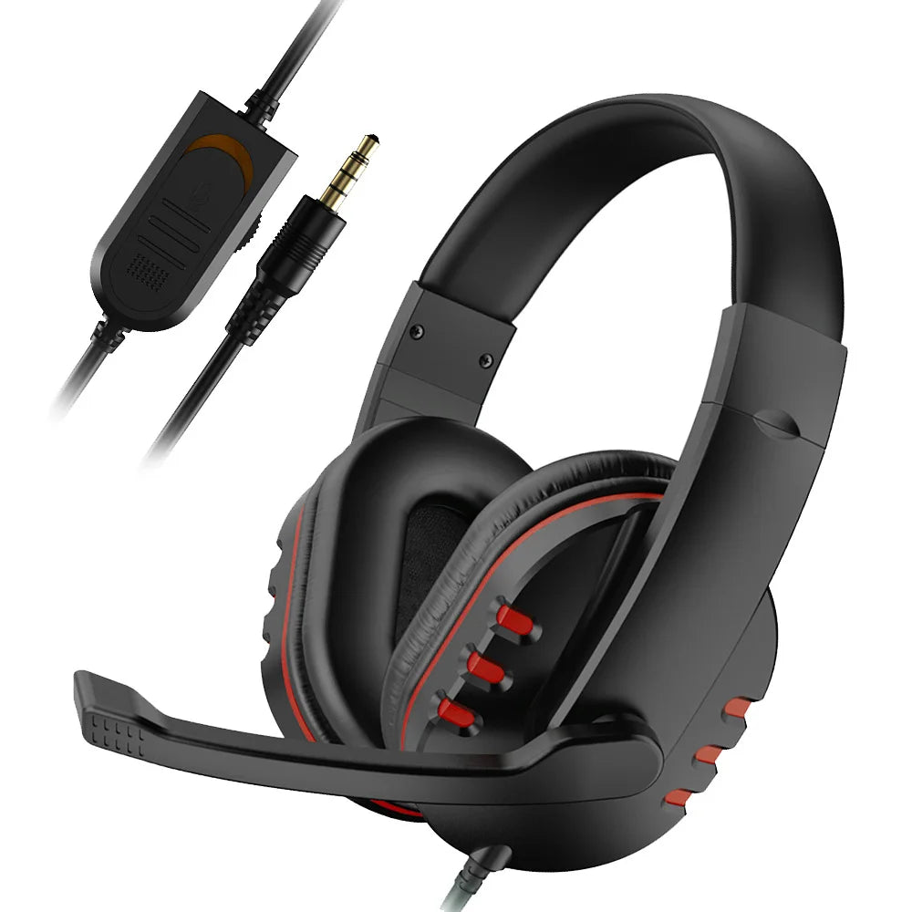 Wired Gaming Headset Earphones Music For PS4 Play Station 4 Game PC Chat computer With Microphone