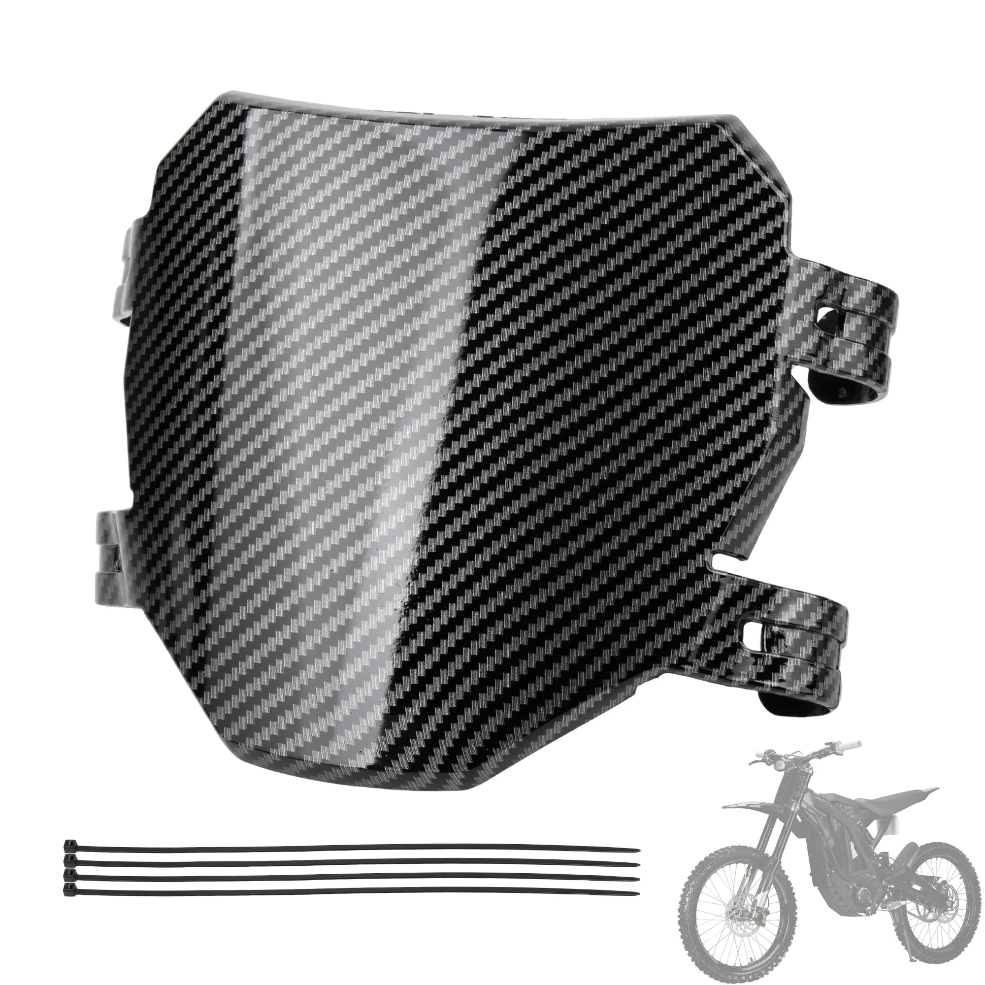 E-Bike For Surron S X Talaria Sting MX3 MX4 Front Number Plate Motorcycle Accessories Universal Dirt Bike Electric Motocross