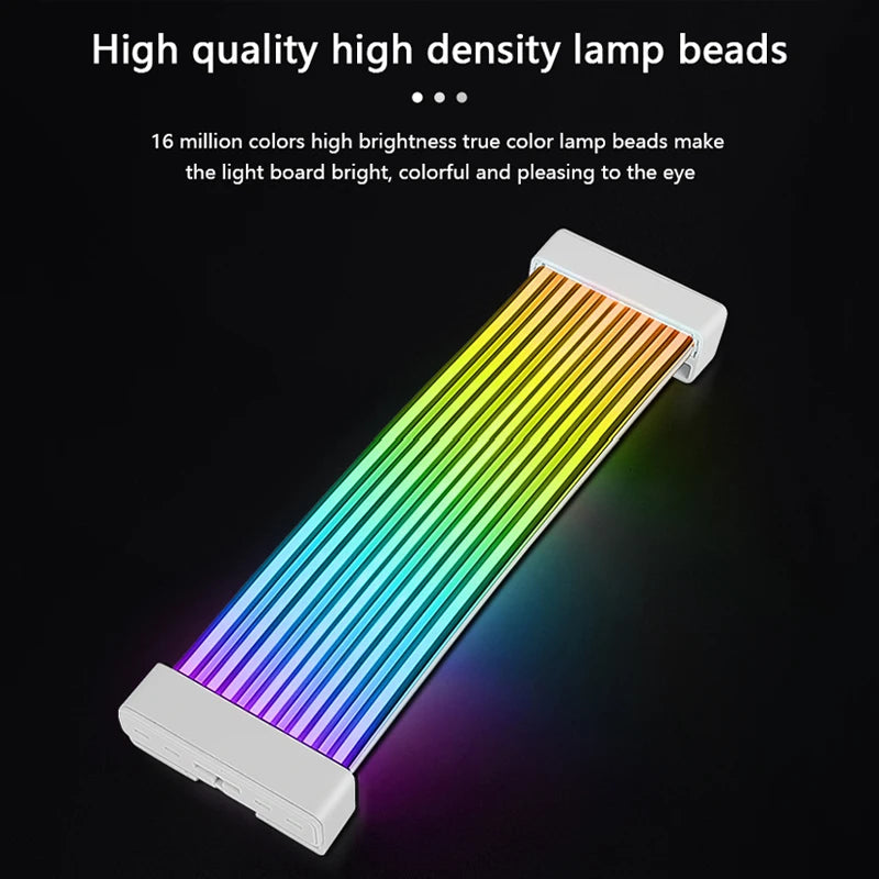 (Strimmers) AIPHY AL200/AL300 Bendable ARGB LED Light Board for 24-Pin Motherboard and 8-Pin/12VHPWR GPU Extension Cables.