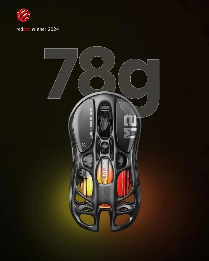 Mercury M2 – Futuristic FPS Mouse (GravaStar)