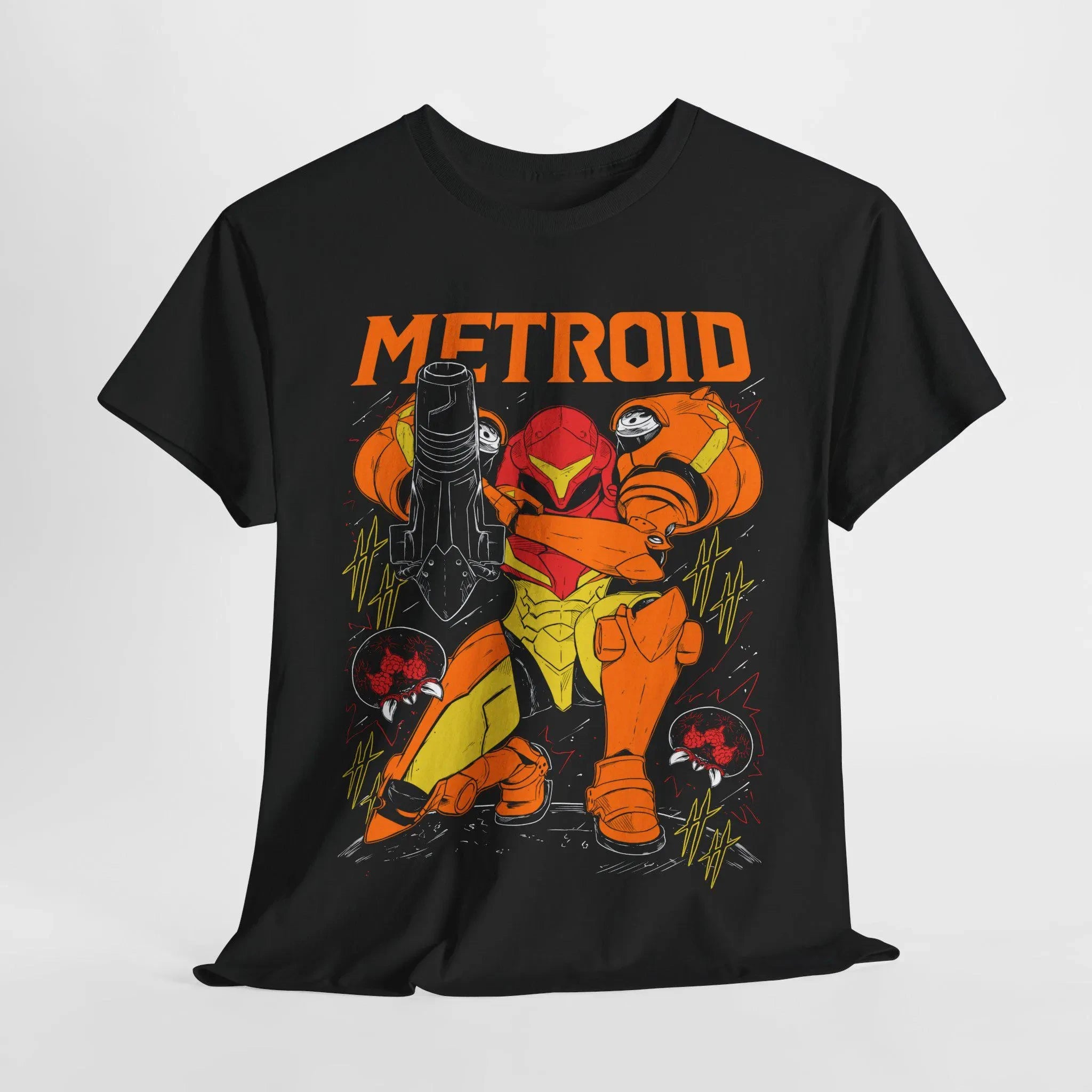 Retro Metroid Samus Graphic Tee