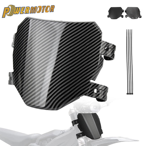 Carbon Fiber Style Front Number Plate for Sur-Ron S/X & Talaria Sting MX3/MX4
