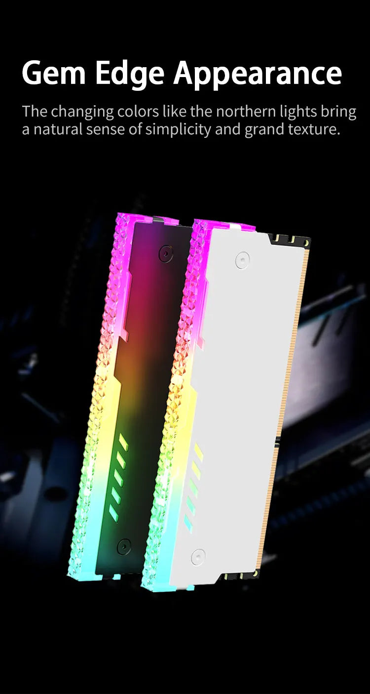 TEUCER RM-01 ARGB Aluminum RAM Heatsink - 5V 3-Pin