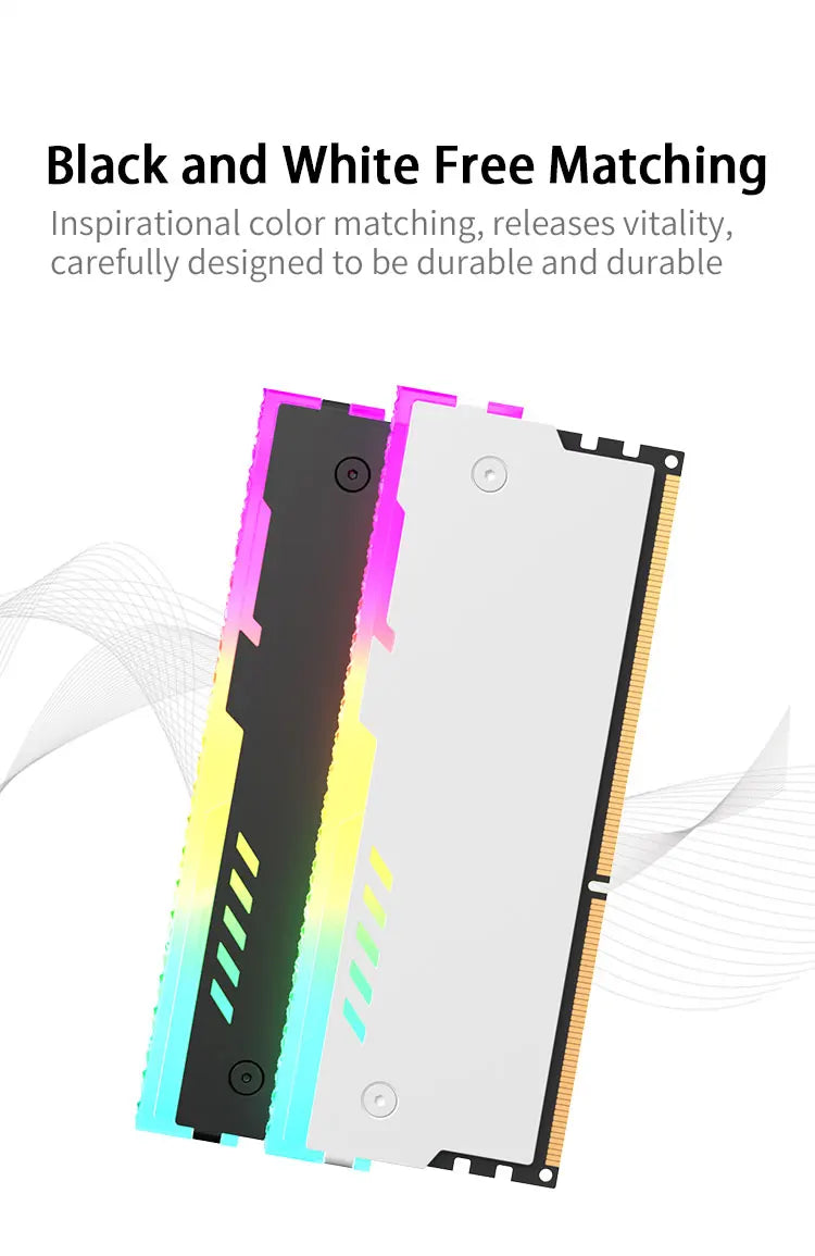 TEUCER RM-01 ARGB Aluminum RAM Heatsink - 5V 3-Pin