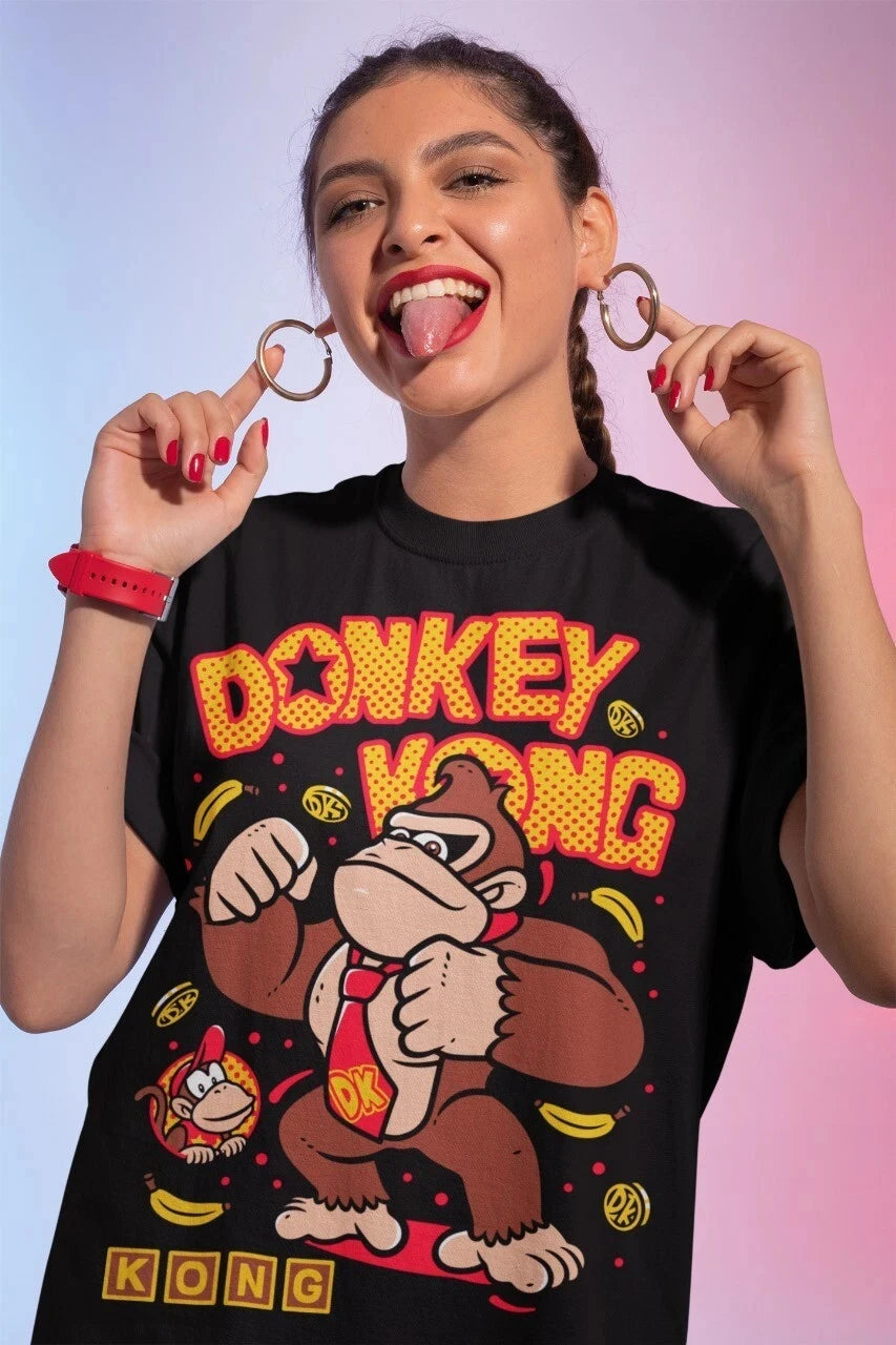 Retro Gamer Donkey Kong Cotton Tee
